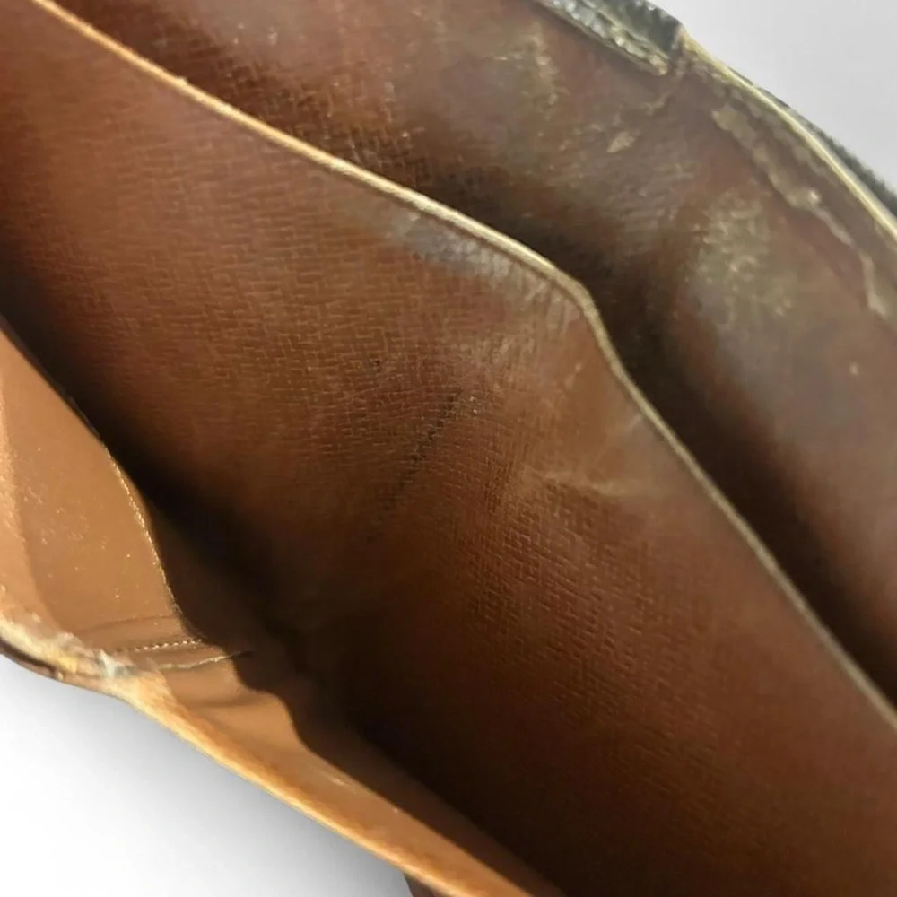 Vintage Louis Vuitton Monogram Envelope Wallet 💼 90s Y2K Men’s LV Bifold Rare - Picture 6 of 8